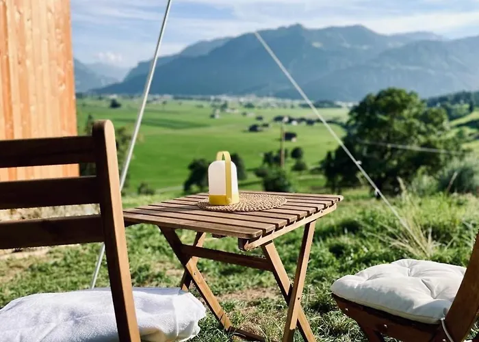 Tiny Auf Der Biofarm Hornen Séjour chez l'habitant Benken (St. Gallen)